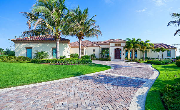 Residential Paver Driveway in Lake Catherine, IL